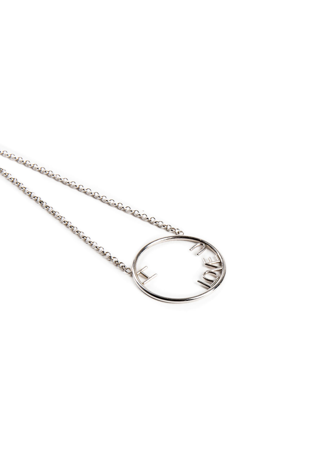 Collana cerchio I Love U