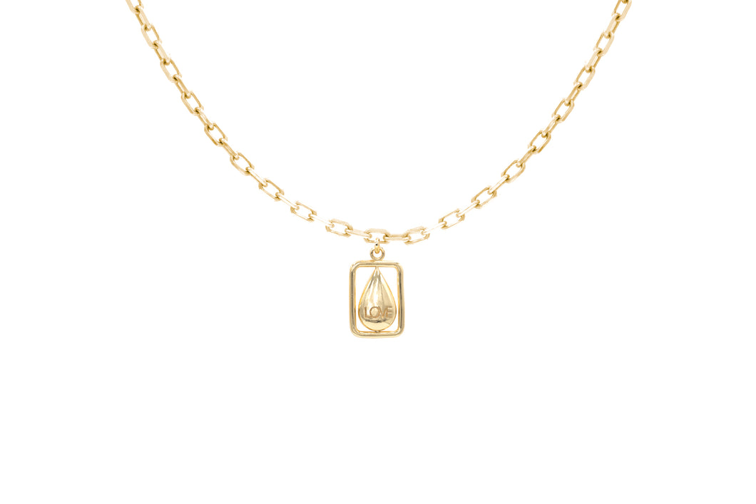 Collana goccia Love & Hate