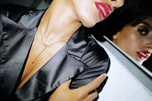 Collana Ti Amo Red Heart
