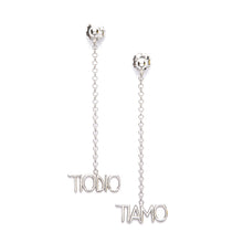 Load image into Gallery viewer, Pendant earrings  Ti Amo &amp; Ti Odio

