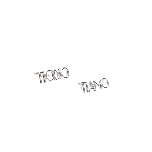 Orecchini Lobo Ti Amo & Ti Odio
