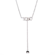 Carica l&#39;immagine nel visualizzatore di Gallery, Collana Ti Odio Black Heart
