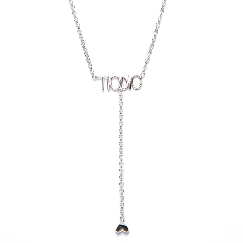 Collana Ti Odio Black Heart