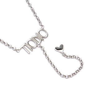 Collana Ti Odio Black Heart