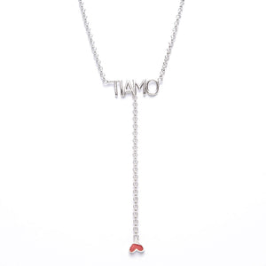 Collana Ti Amo Red Heart