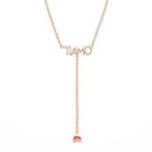 Carica l&#39;immagine nel visualizzatore di Gallery, Collana Ti Amo Red Heart
